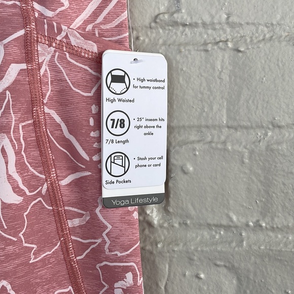 Apana Yoga Lifestyle Women’s Ankle Length Leggings - Picture 3 of 5